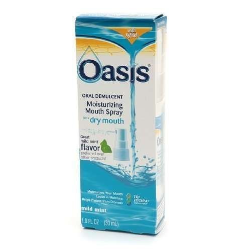 Oasis Oasis - Spray bucal hidratante de menta suave (paquete de 3) Oasis