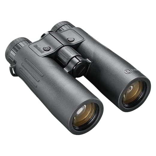 Bushnell Fusion X 10x42mm Rangefinder Binoculars, Hunting Binoculars with Built-in Rangefinder, Angle Range and Bullet Drop Compensation Modes
