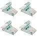 JSF Appendiabiti per Bambini, 28-36 cm Impilabili Stampelle Bambini con Gancio a Forma di Orsetto Antiscivolo per Vestiti per Vambini Guardaroba Salvaspazio per Unisex Bambino Neonati 20pcs (verde)