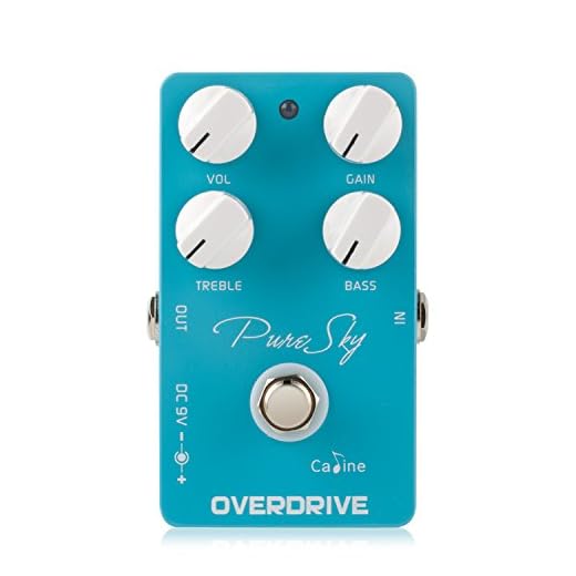 Caline CP-12 Pure Sky Guitar Pedal Effect Highly Pure and Clean Overdrive Guuitar Fx (CP-12)