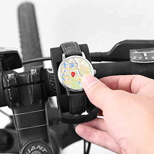 OIENNI 自転車腕時計マウント 自転車腕時計ホルダー シリコ