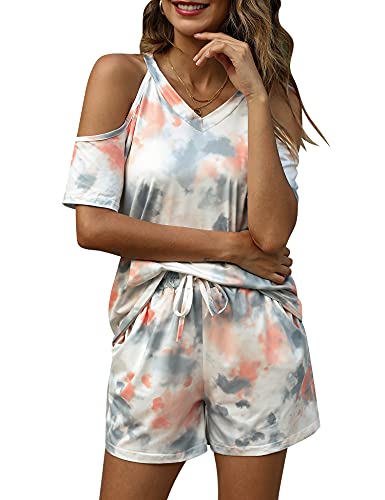 Chriselda Women's Tie Dye Lounge Sets 