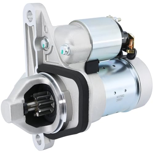 Image of 17982 New Starter Motor Fit for 2007-2019 Nissan Sentra 2.0L 1.8L 1.6L, 07-12 Nissan Versa 1.8, 11-17 Juke, 09-14 Cube,13-21 NV200, 15-18 Chevrolet City Express 2.0L L4, Replace# 19317693, S114-955A