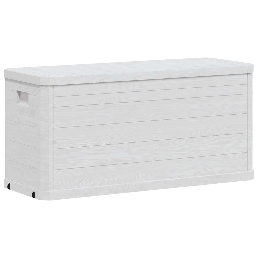 Garten-Aufbewahrungsbox 280 L Hellgrau, Stauraum Aufbewahrungskiste Gartentruhe für Kissen Decken Werkzeuge, Robuste Kunststoff Box als Aufbewahrungsmöbel für Innen und Außen