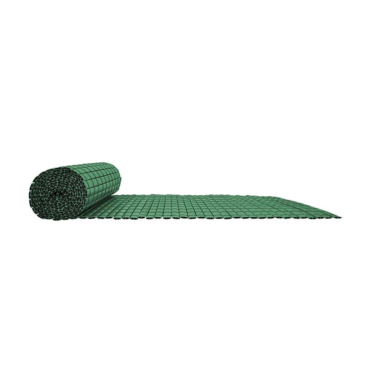Canisse PVC occultant double face 1,5x3m vert - Kit complet avec fixation