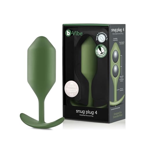 B-Vibe Snug Plug 4 Armée Green 14,5 cm