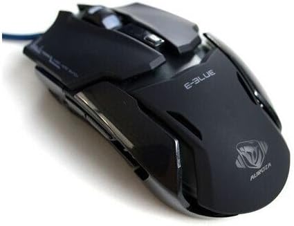 E-3lue Auroza Type-IM EMS618 Ergonomic USB Wired Gaming Mouse (Black)