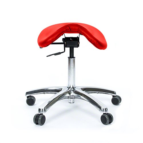Image of Jobri BP1465RD Fully Adjustable Saddle Stool
