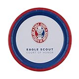 Official Eagle Scout Paper Plates, Court of Honor Dessert Plates - 25pk