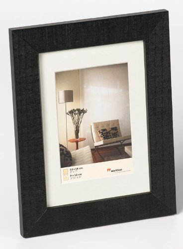 Bilderrahmen von Walther Holzrahmen Home 13x18 Schwarz - Normalglas 4er Pack