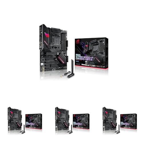Image of Asus ROG Strix B550-F Gaming WiFi II AMD AM4 (3rd Gen Ryzen) ATX Gaming Motherboard (PCIe 4.0,WiFi 6E,2.5Gb LAN,BIOS Flashback,HDMI 2.1,Addressable Gen 2 RGB Header and Aura Sync),(Pack of 4)