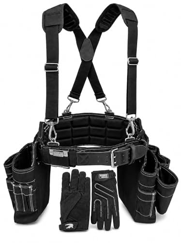 Gatorback Professional Carpenter Tool Belt B140 Deluxe Package Medium