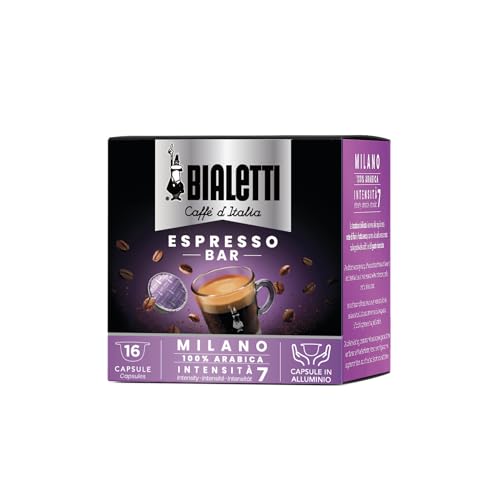 Bialetti Caffè d'Italia Milano, Intensità 7, Confezione da 16