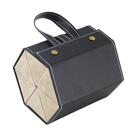 Suewidfay Brillenorganizer, 5-Slot Multifunktionale Brille Aufbewahrungsbox Faltbare PU-Leder Hängen Sonnenbrillen Organizer Cover