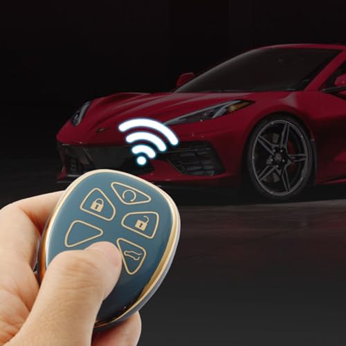 Funda para llave Chevy y Buick GL8 con 6 botones en color negro resistente 6