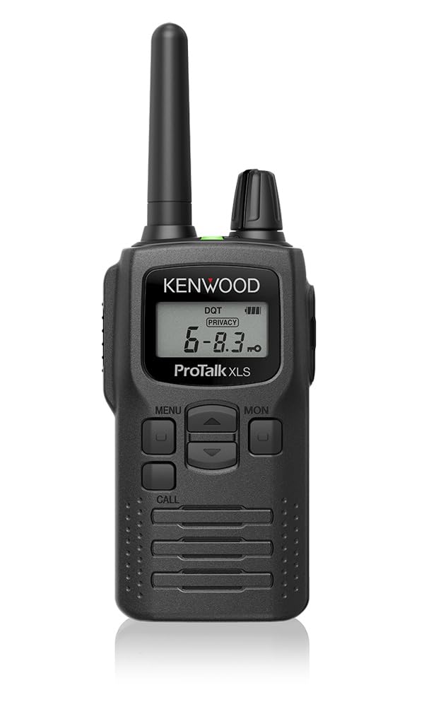 KENWOOD PKT-300E Ricetrasmettitore PMR446 UHF 500mW ERP leggero compatto, 16 canali Scan, QT/DQT Privacy, VOX, LCD/LED info, fino 24h autonomia, audio di qualità, affidabile, uso professionale EU/UK