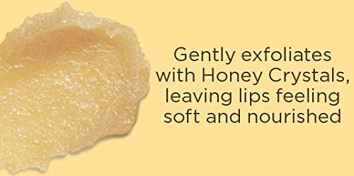 Burts-Bees-100-Natural-Conditioning-Lip-Scrub-with-Exfoliating-Honey-Crystals-Yellow-Brown-025-Oz Burt's Bees Conditioning Honey Lip Scrub, Exfoliates & Conditions Dry Lips, with Honey Crystals, Use with Overnight Intense Lip Treatment, Natural Origin Lip Care, 0.25 oz.