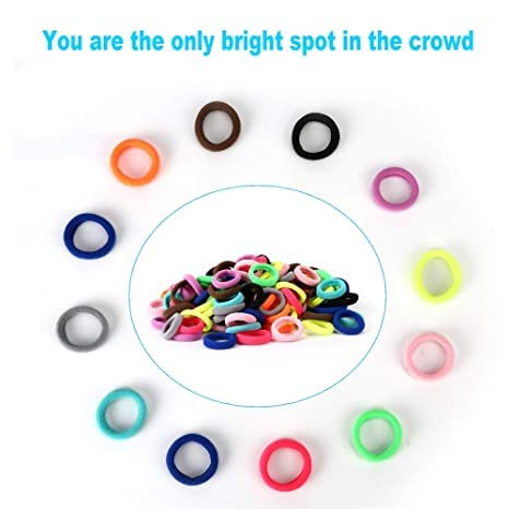 Image of GITGRNTH Soft Cotton Hair Ties for Women - No Damage Elastic Hair Bands - Durable Rubber Band for Women - Ideal Ponytail Holders - Comfortable Hair Accessories - Gentle on All Hair Types - Perfect for Thick and Thin Hair - Scrunches for Women - Kids Hair Rubber Band