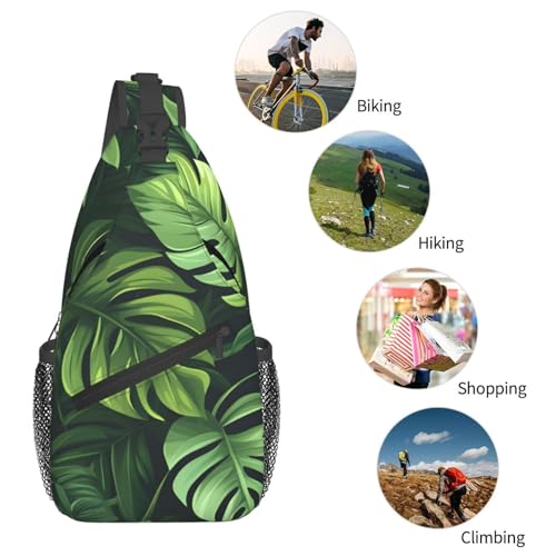 Bolso bandolera Turtleback Leaves para mujer y hombre miniatura 6