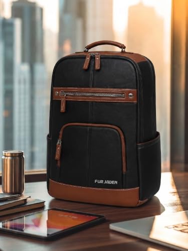 Image of FUR JADEN Laptop Backpack With 15.6 Inch Laptop Compartment | Water Resistant For College School Work for Men & Women