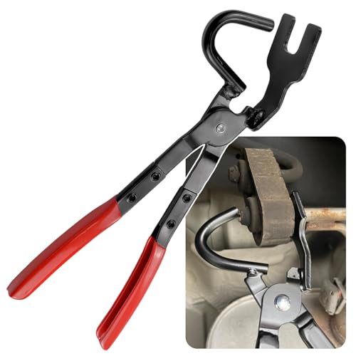 Sporthfish Exhaust Hanger Removal Tool 38350 Pliers for Separate Rubber Hangers from Exhaust Hanger Rod Universal for All Car Truck Steel 25 Offset Design Non-Slip Grip