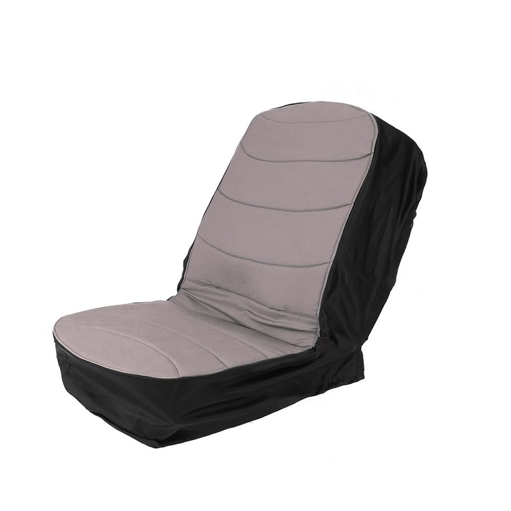 EUBUY Lawn Mower Seat Cover Tractor Seat Cover Durable Polyester Oxford Waterproof Seat Cover Compatible Outdoor Garden Accessories for Heavy Agricultural Vehicles 15inch