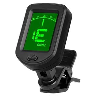 🎸【Precise Tuning】 Our guitar tuner features high-sensitivity tuning with a tuning accuracy of ±0.5%, ensuring your instrument is perfectly tuned before every performance. Simply clip the guitar tuner onto the guitar headstock and follow the on-screen...