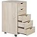 Produktbild Beauty.Scouts Casa Möbel Collection Rollcontainer Beistellcontainer Stina Sonoma Eiche Holznachbildung auf Rollen mit Bremse 5 Schubladen 33x68x38cm Bürocontainer Schreibtischcontainer