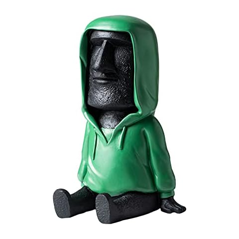 Lifexquisiter Easter Island Moai Statue with Phone Stand Cover