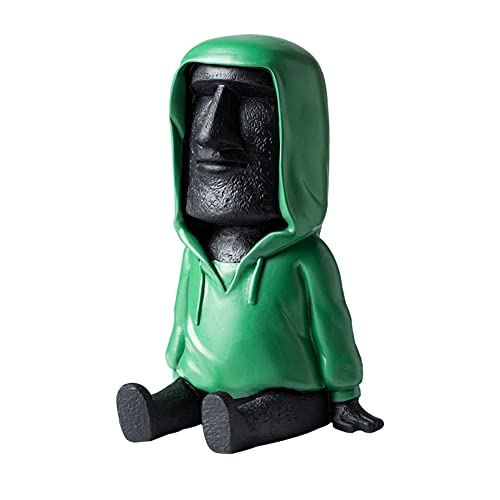 Figura Decorativa Moai Easter Island con Soporte para Teléfono