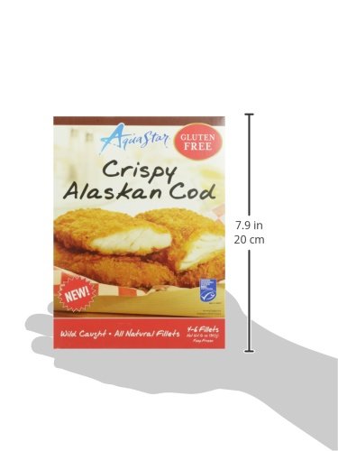 AquaStar, Gluten Free Crispy Alaskan Cod, 12 oz (Frozen)