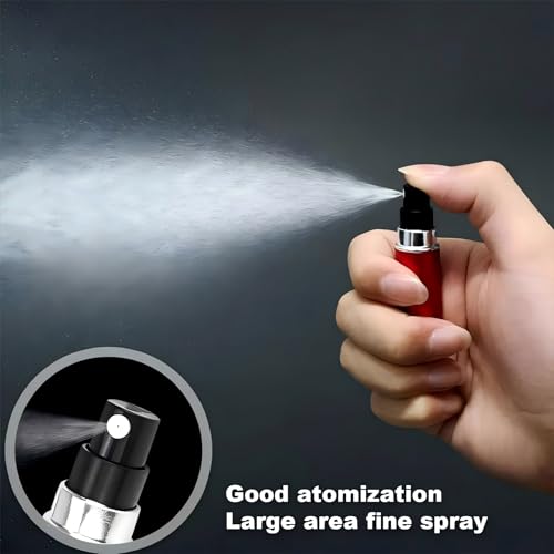 5ml Leakproof Metal Perfume Atomiser Bottle - Premium Travel Spray Bottle with Bottom-Fill Design, for Gym, Airplane & Daily Use - Image 7