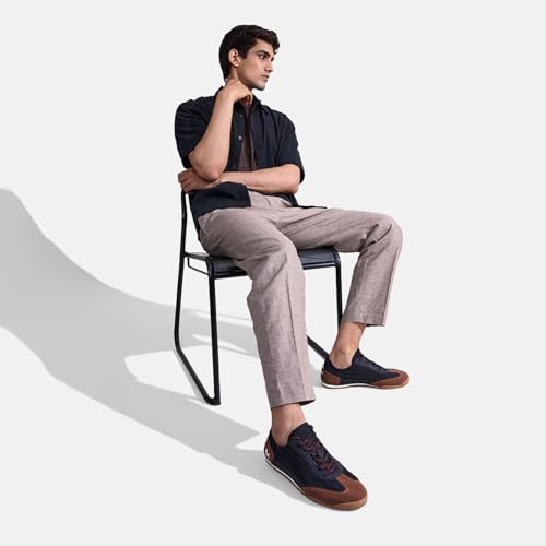 Image of Neeman's The Urban Ease Sneakers for Men | Lightweight Canvas with Vegan Suede & Nylon Upper | Breathable, Flexible & Cushioned Everyday Footwear