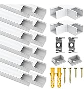 Jirvyuk Led Aluminum Profile, 6 Pack 1m/3.3ft U-Shape Led Channel and ...