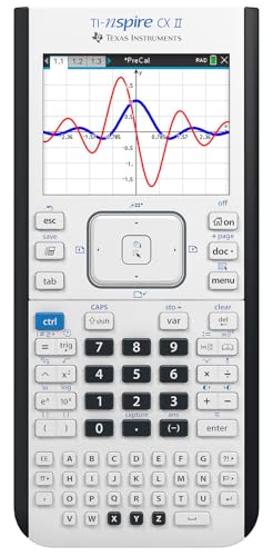 Texas Instruments TI-Nspire CX II Color Graphing Calculator with Student Software PC Mac