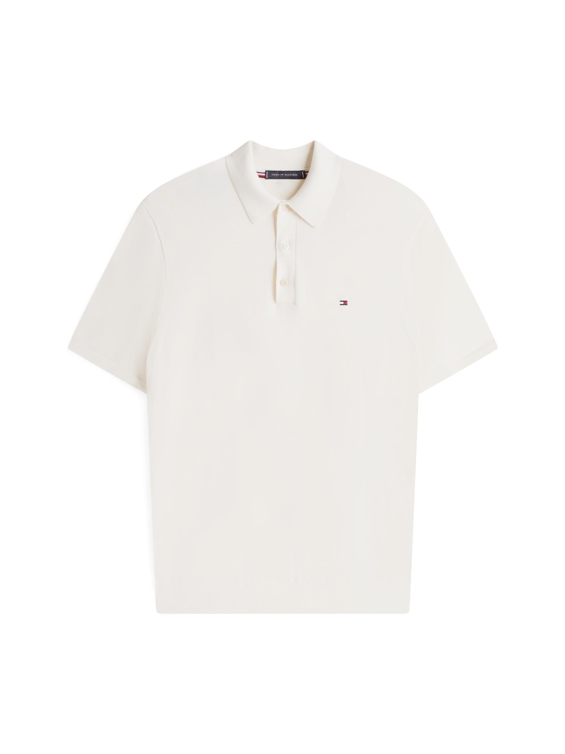 Tommy Hilfiger Męska koszulka polo z dzianiny Essential Cotton MW0MW37396 S/S Polo, żółta, XL, Żółty (płatek kości słoniowej), XL