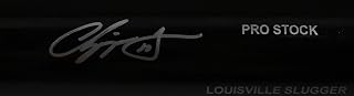 Chipper Jones Autographed Louisville Slugger Pro Baseball Bat