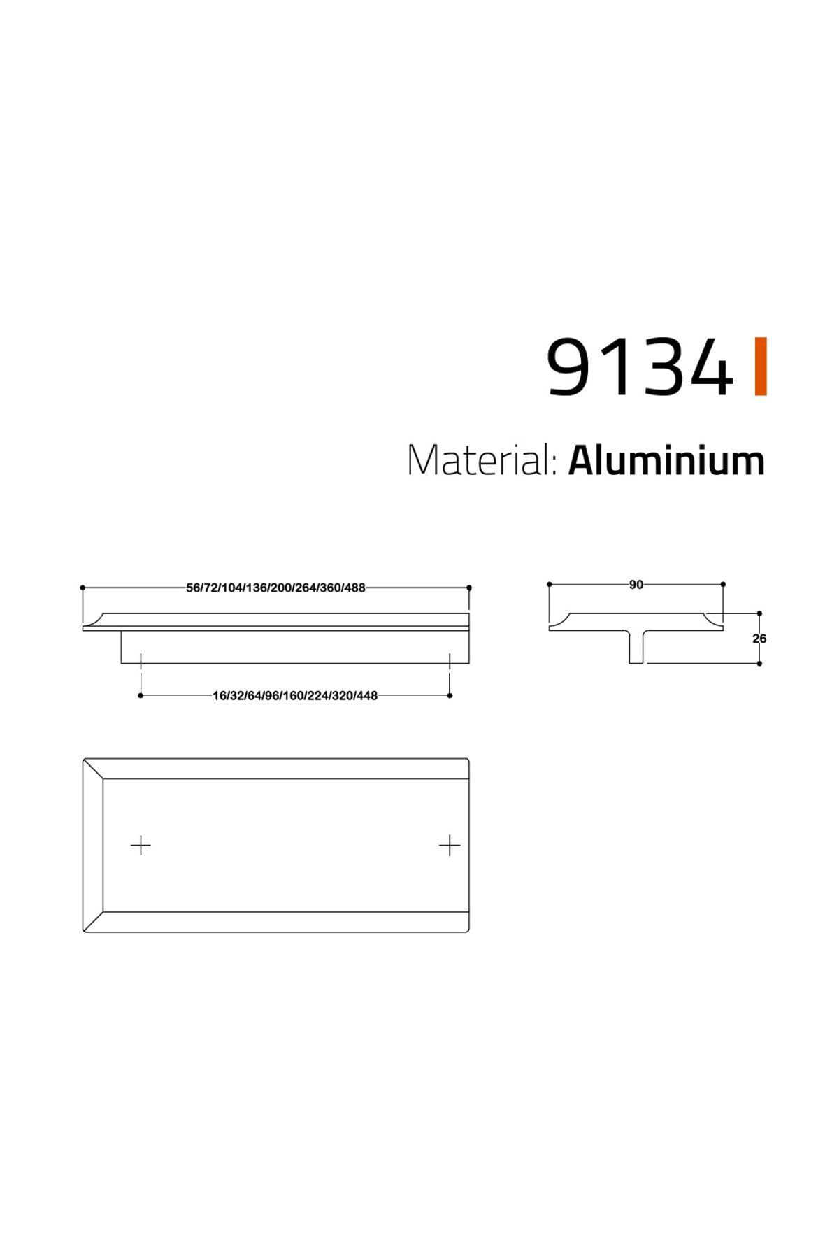 System 9134 Line-Çizgili Kulp Antik Renk Tek Adet 32 Mm Antik Tek Ebat Ssy9134 0032 Abm