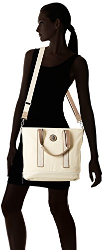 Tommy Hilfiger Sporty Tote - Bolso para mujer, color turtledove, talla OS