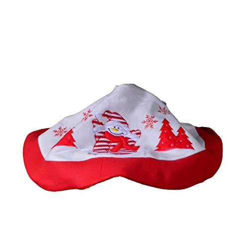 Jupe de sapin de Noël rouge et blanc 90 cm Be-Creative