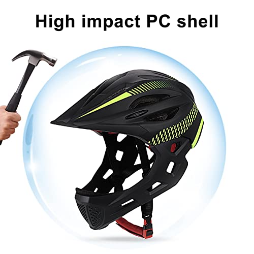 Capacetes para crianças, Capacetes de bicicleta para adultos e crianças ajustáveis ​​com luz LED par