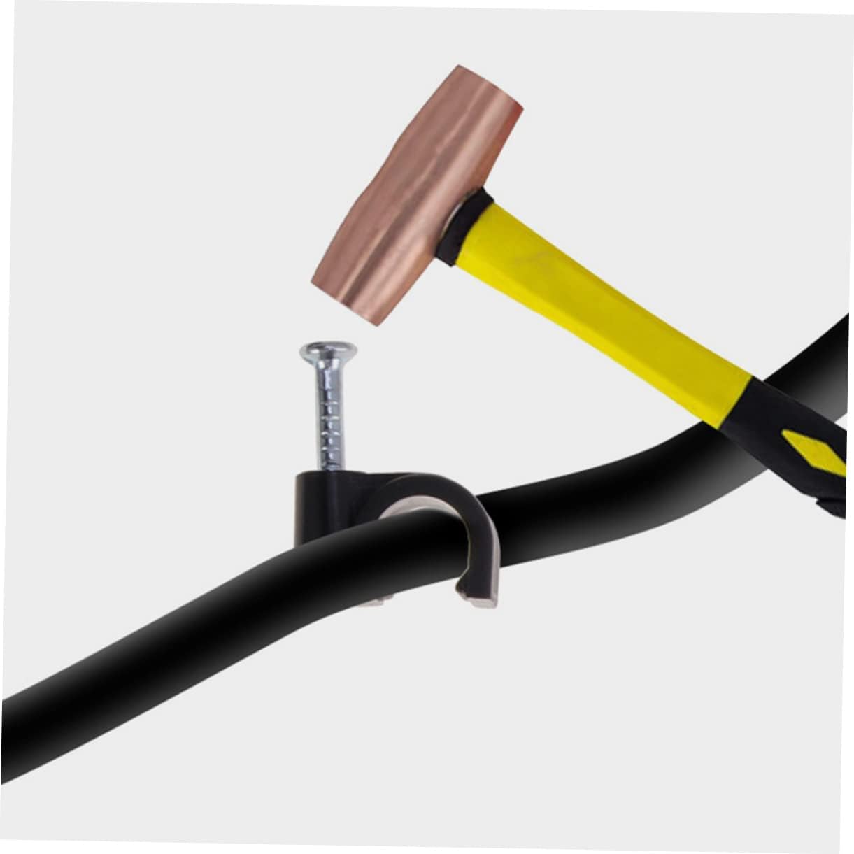 OSALADI 2sets Cable Wall Clips Wire Fasteners for Electrical Ethernet Cables Shock-Resistant Easy Installation Staples