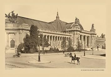 BuyEnLarge Great Palace Champs-Elysees - 12x18 Art Poster by Helio E. LeDeley