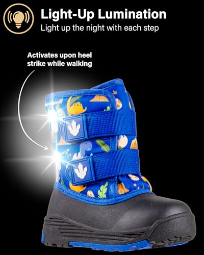 Ice Fields Dino 2 Toddler Little Kids Snow Winter Boots, Warm, Waterproof Shell2