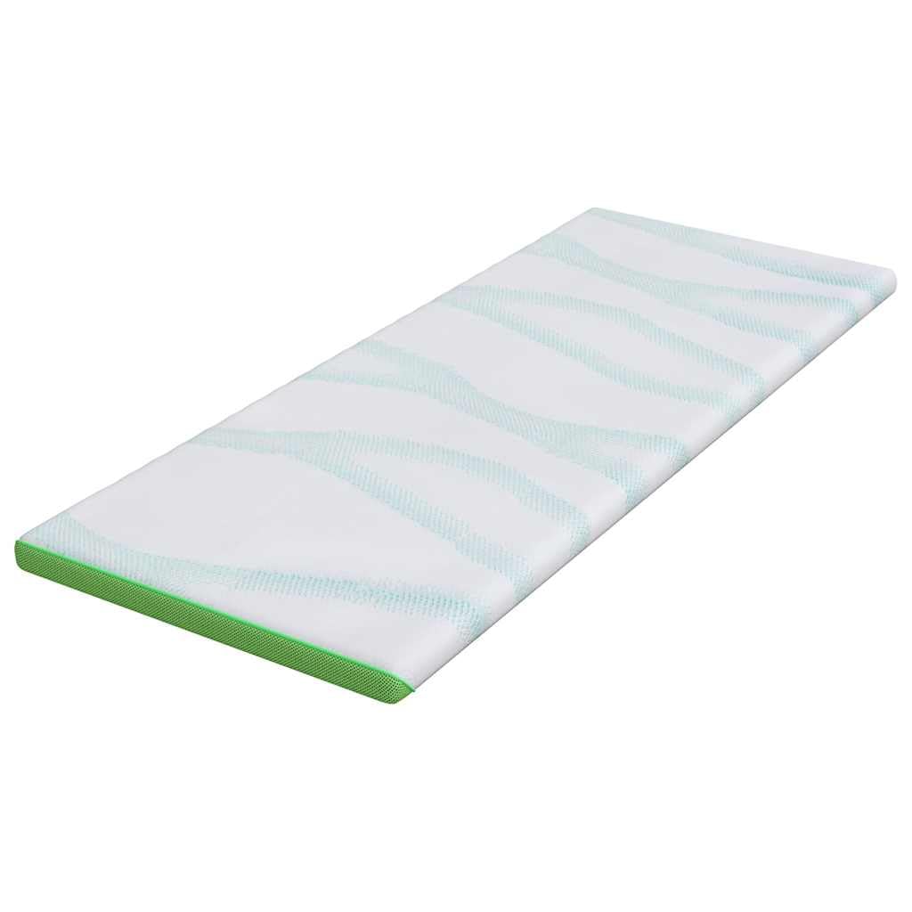 Matratzenauflage 80x200 cm Polyester Jacquard | Weich, Atmungsaktiv, Modernes Design, Pflegeleicht mit Feuchtem Tuch
