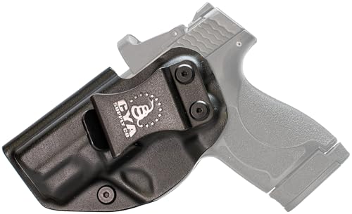 CYA Supply Co Base Optic Rdy IWB Holster, Fits: Smith & Wesson M&P Shield M2.0 & M&P Shield Plus 3.1", Black, Veteran Owned, Made in USA