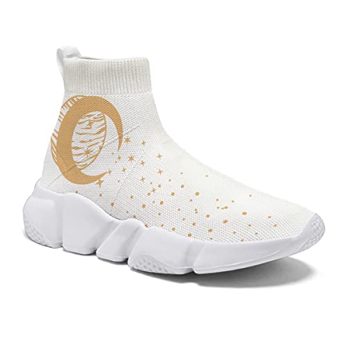 Hetios Kids Running Shoes Breathable Comfortable Child Sneakers Lightweight Walking Shoes