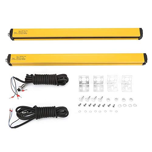 Alupre Cambiar Dispositivo Sensor de Barrera de Seguridad de Rejilla Luz de Seguridad DC24V (10 Vigas BEM1040-30NB) Cover