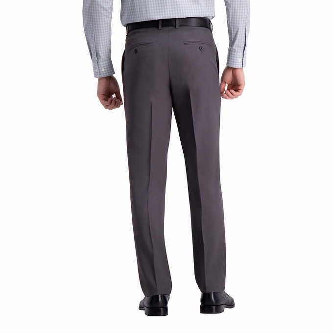 Haggar Men's The Active Series Heather Suit Pant3