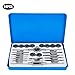 24Pcs Threaded Tap and Die Set, Hand Operated Industrial Tool Kit, High Carbon Steel Material, Fast Tapping, Precise Threading, Easy Storage and Portability, Complete Accessories